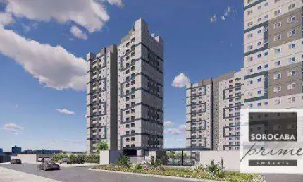 Apartamento lançamento com 2 dormitórios ( sendo 1 suíte) à venda, 47 m²- Jardim Novo Mundo - Sorocaba/SP