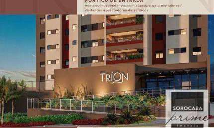 Apartamento lançamento com 2 suítes à venda, 69 m² - Trion - Jardim Paulistano - Sorocaba/SP