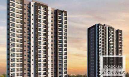 Apartamento lançamentos com 3 dormitórios ( sendo 1 suíte ) à venda, 60 m² - JJR BUENA VISTA CLUBE - Boa Vista - Sorocaba/SP