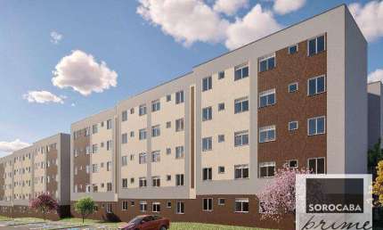 Apartamento lançamento com 2 dormitórios à venda, 44 m² -Lar Valência - Caguaçu - Sorocaba/SP