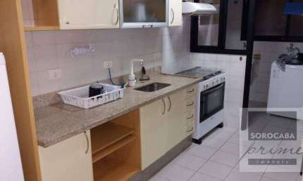 Apartamento com 3 dormitórios para alugar, 100 m² por R$ 4.881/mês - Ed. Alexandre Chauar- Jardim Emília - Sorocaba/SP