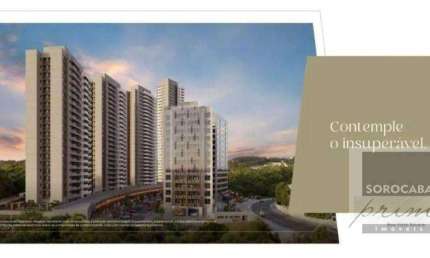 Apartamento lançamento com 3 dormitórios à venda, 92 m²- Boa Vista Square - Alto da Boa Vista - Sorocaba/SP
