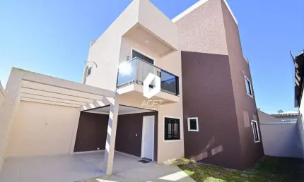Sobrado novo, com quintal amplo, 03 quartos 01 suíte e terraço!