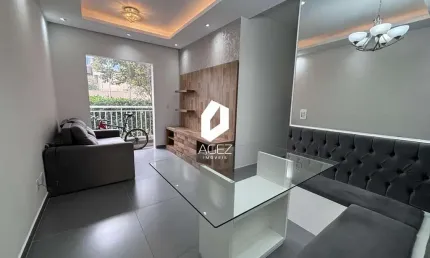 Apartamento em condomínio clube, 2 quartos sendo 1 suíte.