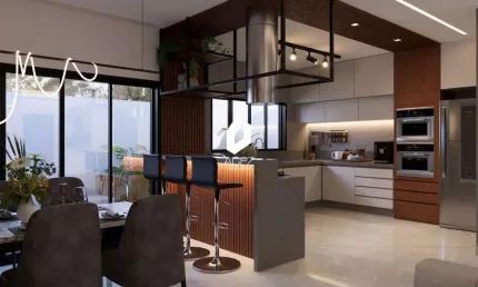 Lançamento! Sobrados a venda com 182m² 03 quartos, suíte, terraço - Portão - Cur