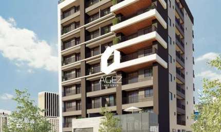 Apartamento Studio com 01 quarto e sacada no Centro Cívico
