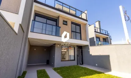 Sobrado novo em condomínio - pilarzinho com 03 quartos e 01 suíte!