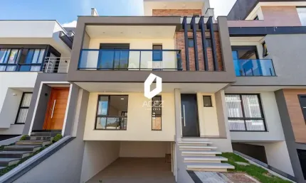 Casa nova moderna na divisa dos bairros capão raso e pinheirinho curitiba.