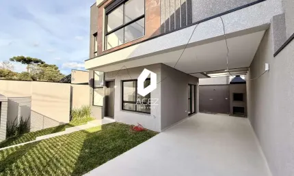 Sobrado novo Campo Comprido com 3 Quartos, Suíte e Área Gourmet – Pronto!