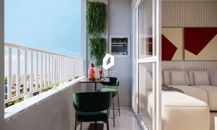 Apartamentos novo com 2 quartos e lazer completo no Residencial Carvalho