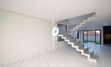 Casa- Condomínio à Venda - Santa Felicidade – Nova Alto Padrão 3Q com Terraço!