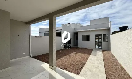 Casa nova a venda no bairro Nações na Fazenda Rio Grande, casa com 3 quartos.