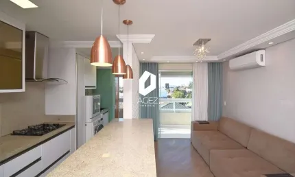 Apartamento Mobiliado com Suíte e Varanda Gourmet no Capão Raso – PARA LOCAÇÃO
