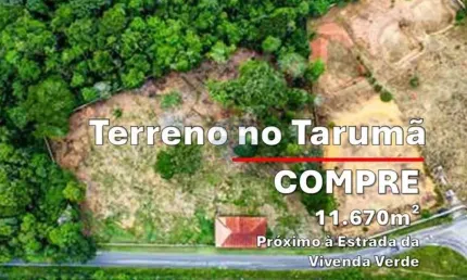 Terreno à Venda, Tarumã, 11.670m², Próximo à Estrada da Vivenda Verde