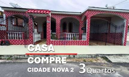 Vendo casa de 3 quartos na Cidade Nova II, com 244m2 em Manaus