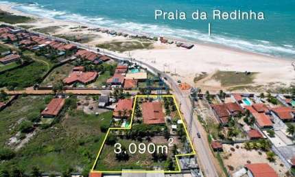 TERRENO BEIRA MAR EM NATAL/ PRAIA DA REDINHA/ PRAIA DE PONTA NEGRA/ VISTA MAR/ FRENTE MAR