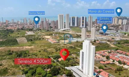 TERRENO EM PONTA NEGRA/ AREA PARA EMPREENDIMENTO/ CONDOMINIO/ OPORTUNIDADE