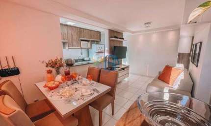 Residencial Barcas - Apartamento em Parnamirim no condomínio fechado