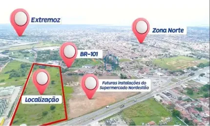 Terreno à venda na Avenida Brasil, 590, Centro, São Gonçalo do Amarante
