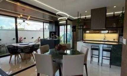 CONDOMINIO MONTE CARLO - Casa Alto Padrão/Casa mobiliada no condomínio Monte Carlo com energia solar.