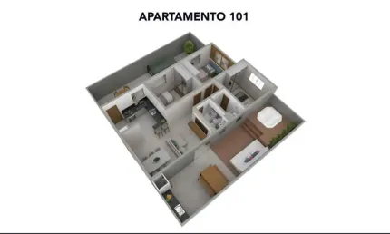 Área privativa à venda, 2 quartos, 1 suíte, 2 vagas, Araguaia - Belo Horizonte/MG