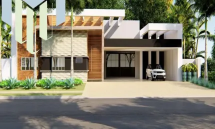 Casa de condomínio á venda portal da Serra com 04 suítes em  Marília
