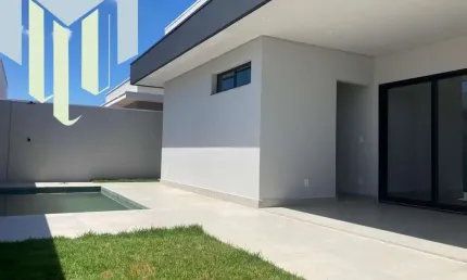 Casa à venda condomínio terras da Fazenda com 03 suítes,piscina, iluminação em led,ar condicionado  ,portaria 24 hrs,play graund,salão de festas ,academia,campo de futebol,quadra esportiva.
