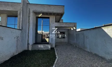 Casa térrea nova - espaço para area gourmet - são josé dos pinhais