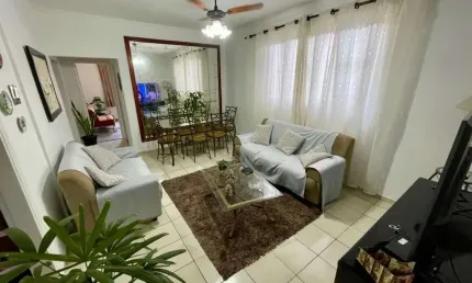 Apartamento para venda em santos, embaré, 2 dormitórios, 1 suíte, 1 banheiro, 1 vaga