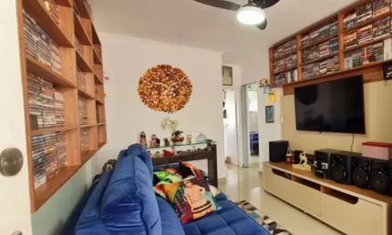 Apartamento para venda em santos, ponta da praia, 1 dormitório, 1 banheiro, 1 vaga
