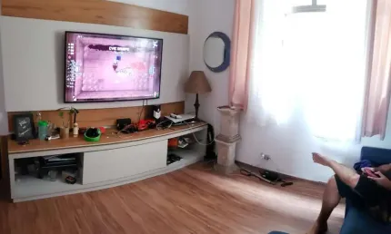 Apartamento para venda em santos, estuário, 2 dormitórios, 1 banheiro, 1 vaga