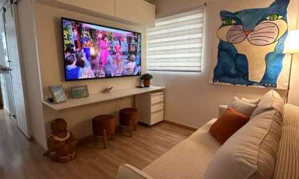 Apartamento para Venda em Santos, Ponta da Praia, 1 dormitório, 1 banheiro, 1 vaga