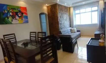 Apartamento para venda em santos, macuco, 2 dormitórios, 1 banheiro, 1 vaga