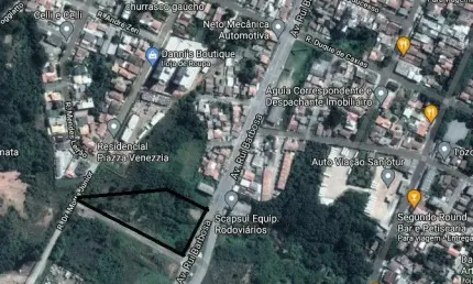 Terreno 12.100m2 frente para rui barbosa, jardim aristocrata, são josé dos pinhais