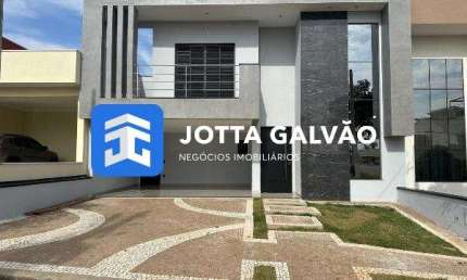 Casa em condomínio fechado com 3 quartos à venda na Jardim Botânico, 40, Parque Olívio Franceschini, Hortolândia, 170 m2 por R$ 1.100.000