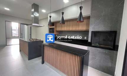 Casa em condomínio fechado com 3 quartos à venda na Avenida Luiz Greco, 10, Vila Monte Alegre, Paulínia, 137 m2 por R$ 1.040.000