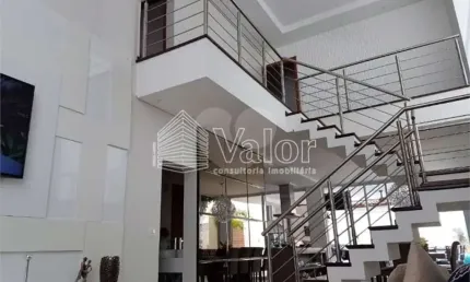 Casa em condomínio fechado com 3 quartos à venda na Avenida Professora Maria de Cresci Leopoldino, 755, Condomínio Residencial Quebec, São Carlos