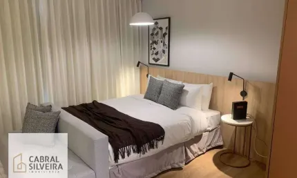 Apartamento com 1 dormitório à venda, 26 m² por r$ 500.000,00 - moema - são paulo/sp