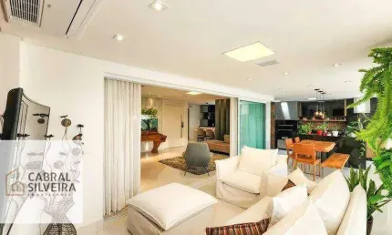Apartamento mobiliado com varanda gourmet e 3 suítes – 241 m² no Jardim das Perdizes