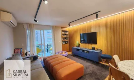 Apartamento com 3 dormitórios à venda, 118 m² por r$ 1.900.000,00 - moema - são paulo/sp