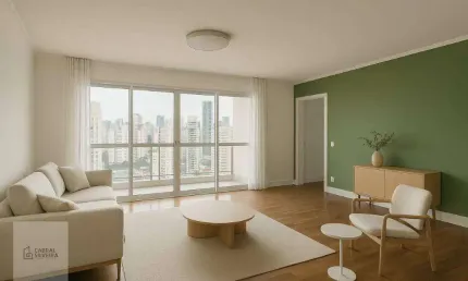 Apartamento com 3 dormitórios, 115 m² - venda  - moema - são paulo/sp