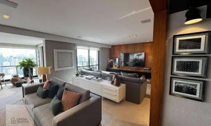 Cobertura com 4 dormitórios à venda, 358 m² por r$ 10.600.000,00 - moema - são paulo/sp