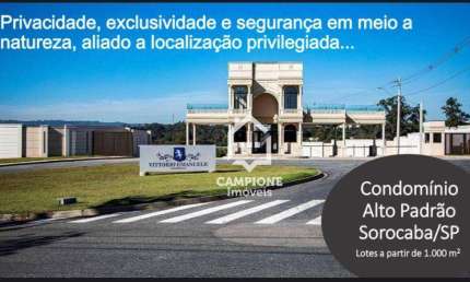 Terreno à venda, 1233 m² por R$ 925.162,50 - Alto da Boa Vista - Sorocaba/SP