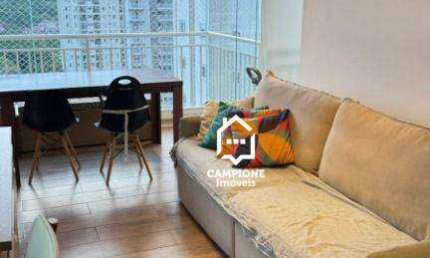 Apartamento com 2 dormitórios para alugar, 62 m² por R$ 5.300/mês - Vila Anastácio - São Paulo/SP