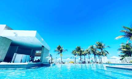 Lindo apartamento com 82 m² com  quartos na praia de cotovelo
