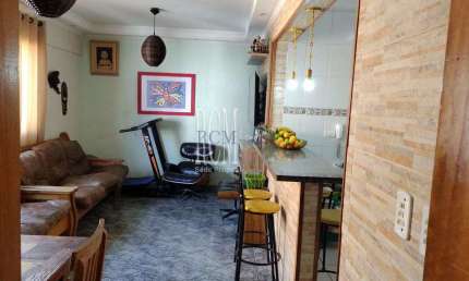 Apartamento com 3 dorms, Centro, São Vicente - R$ 449 mil, Cod: 93052