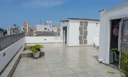 Cobertura com 3 quartos, Centro, São Vicente - R$ 800 mil, Cod: 93767