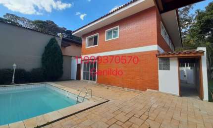 SOBRADO 6 QUARTOS 2 SUITES 7 VAGAS QUINTAL JARDIM CHURRASQUEIRA LAREIRA FL55