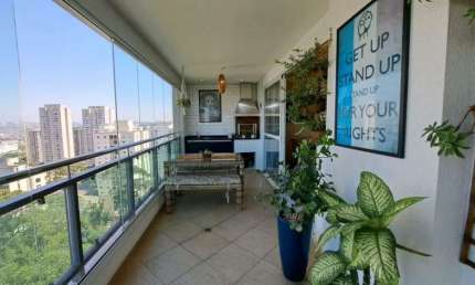 Apartamento á venda na Vila Andrade, 122 metros, 3 suites, 2 vagas FL34