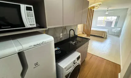 Apartamento Studio próximo à Avenida Central ótimo para Airbnb